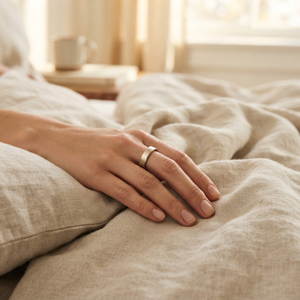 Aria Sleep Ring in everyday use